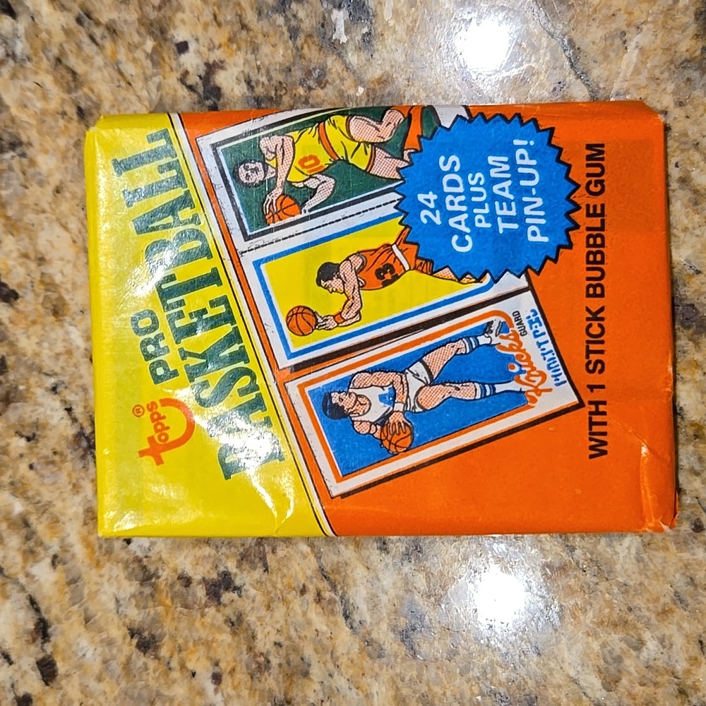1980 Topps Basketball Wax Pack Unopened